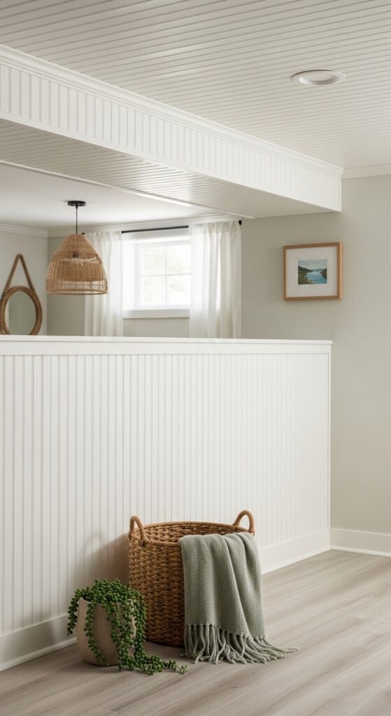 Beadboard Soffit Panel Finish