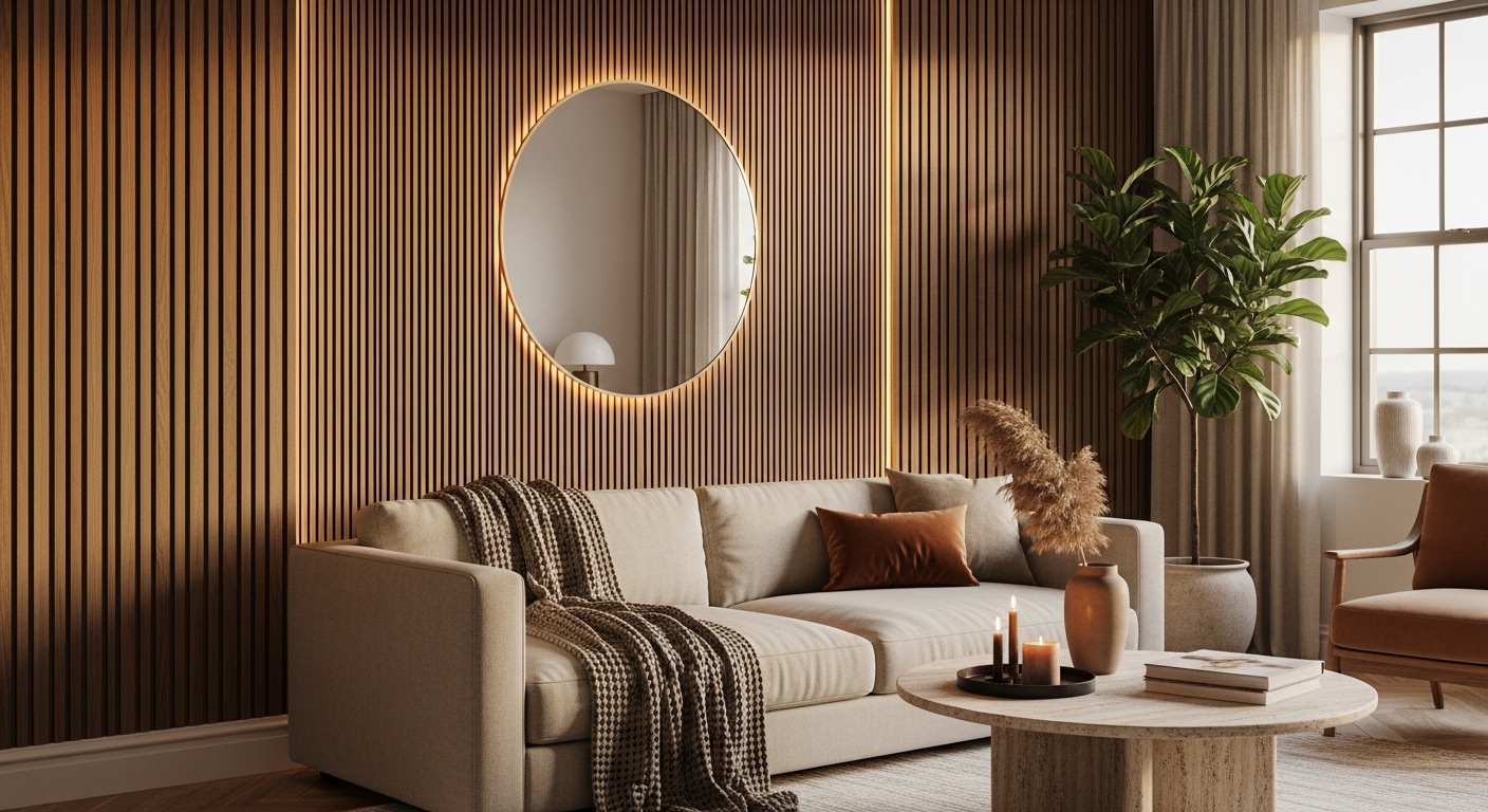 Inspiring Living Room Wall Panel Design Ideas
