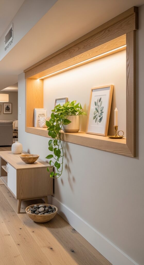 Soffit Framing as a Display Ledge