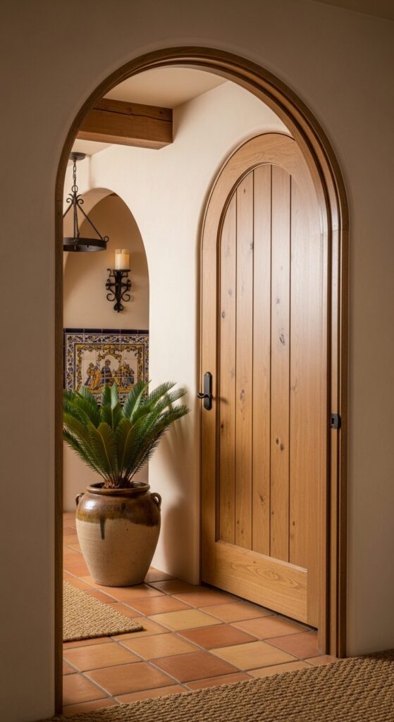 Arched-Top Door for Craftsman or Mediterranean Homes