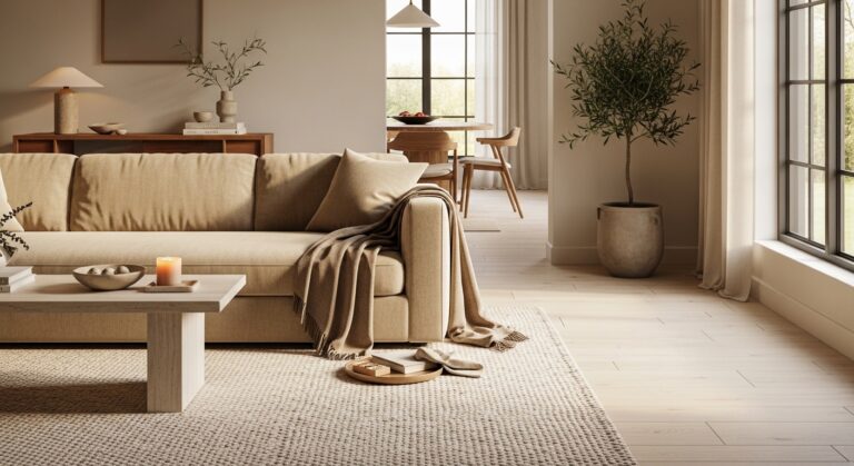 Clever Pass-Through Living Room Layout Ideas