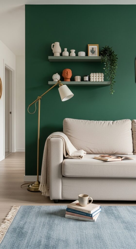 Color-Blocked Accent Wall