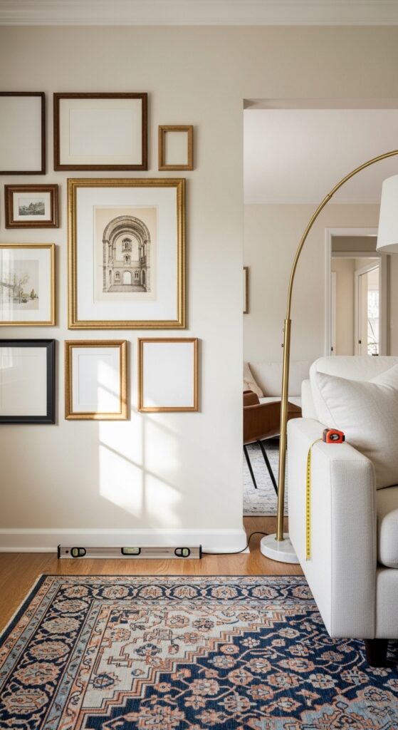 Gallery Wall as Zone Anchor