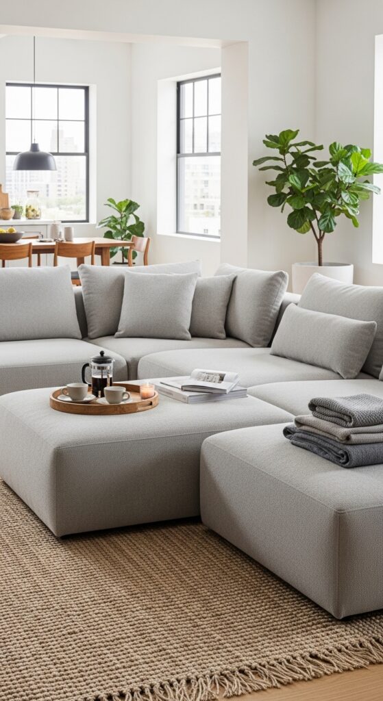 Modular Sectional L-Shape