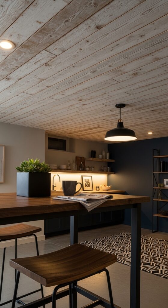 Reclaimed Wood Ceiling Planks