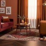 Stylish Red and Brown Living Room Ideas