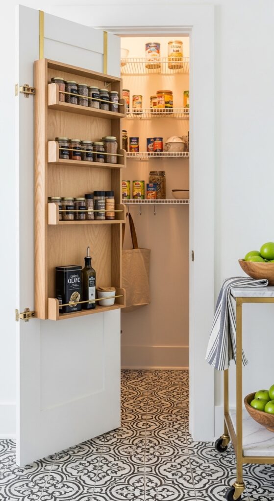 Cottage-Style Hutch With Scalloped Trim Details