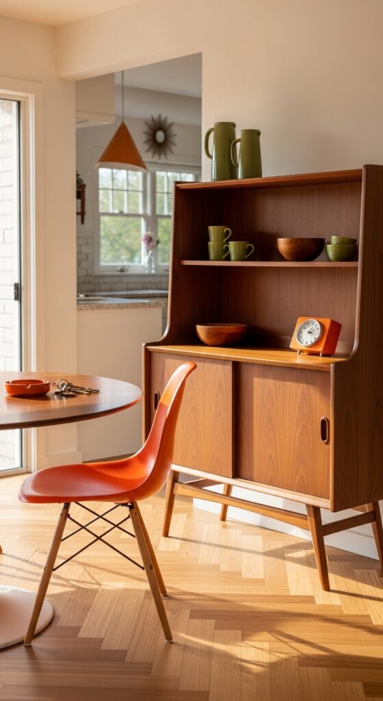 Minimalist Floating Box Shelf Hutch Arrangement