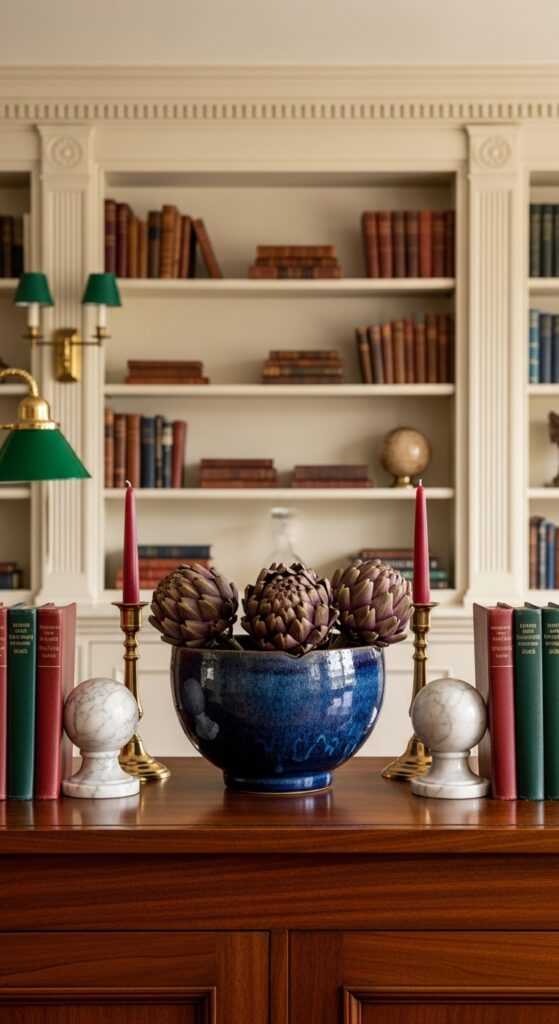 Symmetrical Bookend Arrangements With Central Focal Points