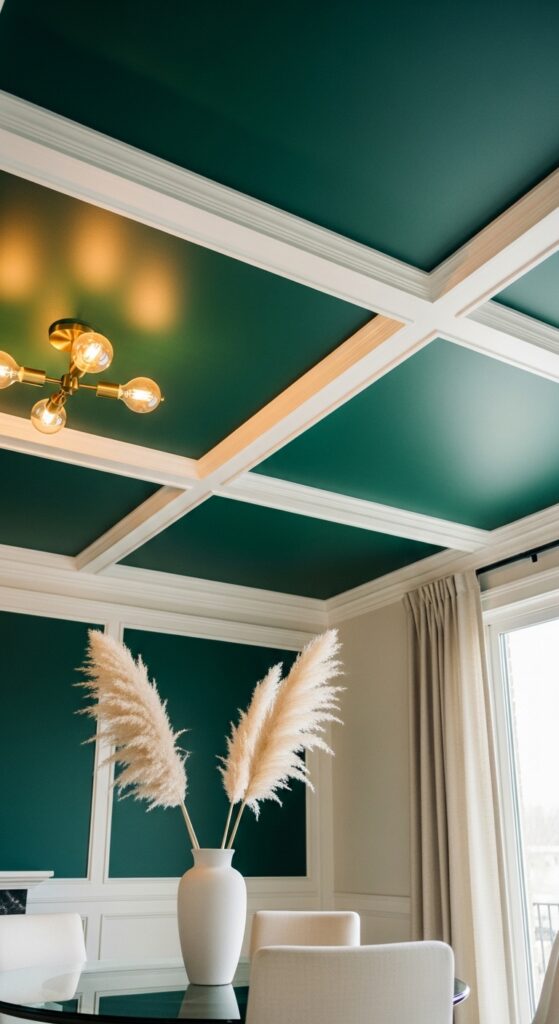 Statement Ceiling with Paint or Molding Detail