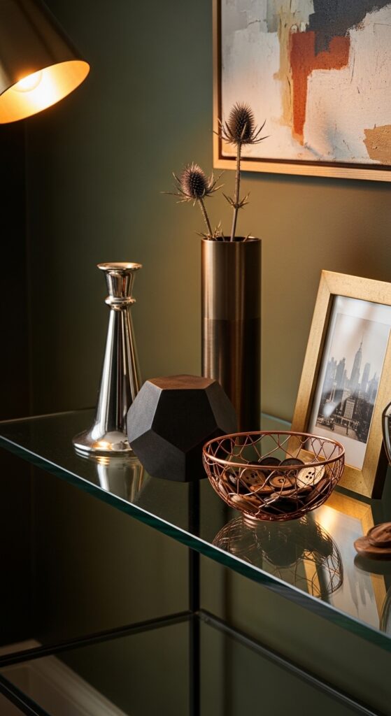 Mixed Metallics In Small Accent Objects