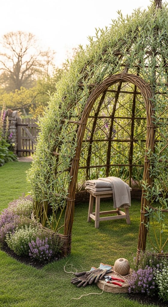 Living Willow Dome Grown from Cuttings