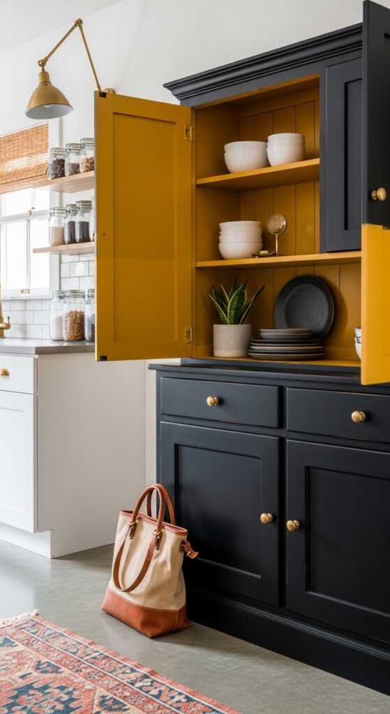 Windowpane Salvage Frame Hutch Back