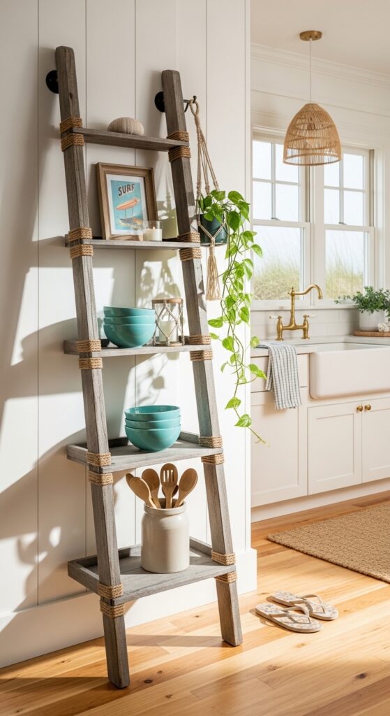 Rolling Kitchen Cart Hutch With Locking Casters