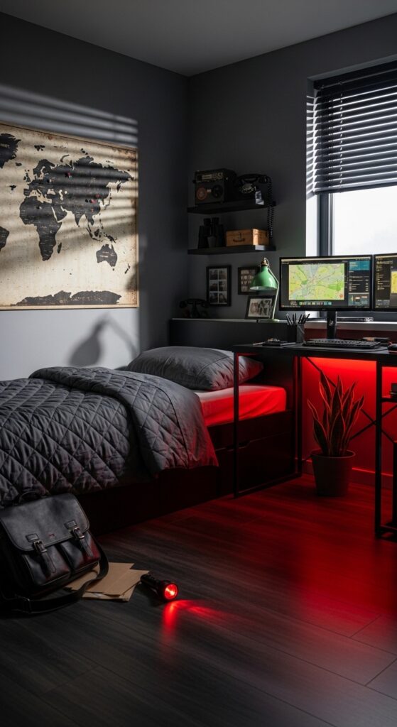 Secret Agent Spy Headquarters Bedroom