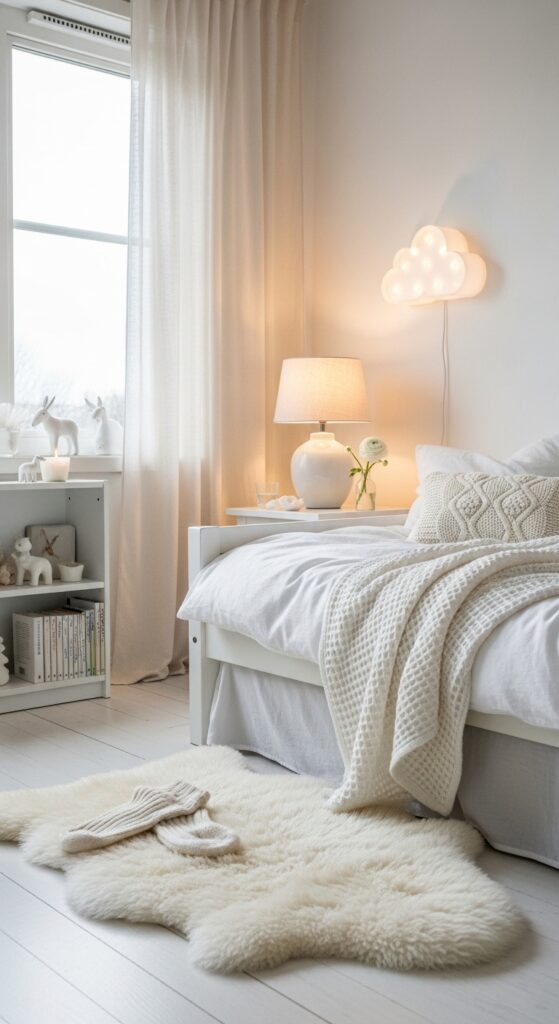 Cloud Nine All-White Dreamy Bedroom