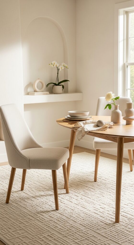 Tone-on-Tone Textured Rug for Quiet Sophistication