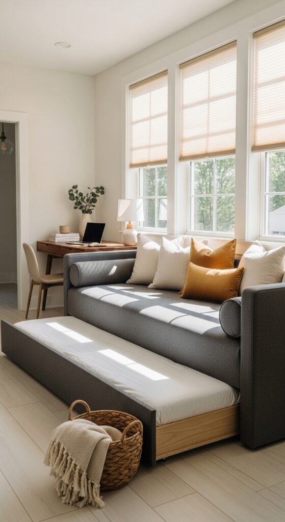 Daybed Along the Window Wall