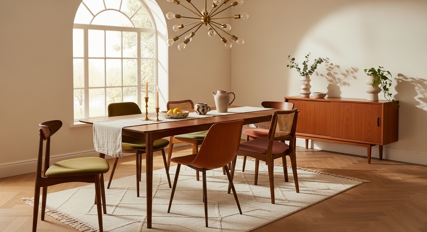 Mid-Century Modern Dining Room Ideas