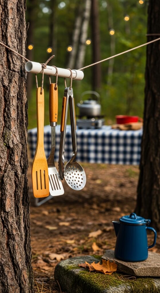 PVC Pipe Utensil Rack