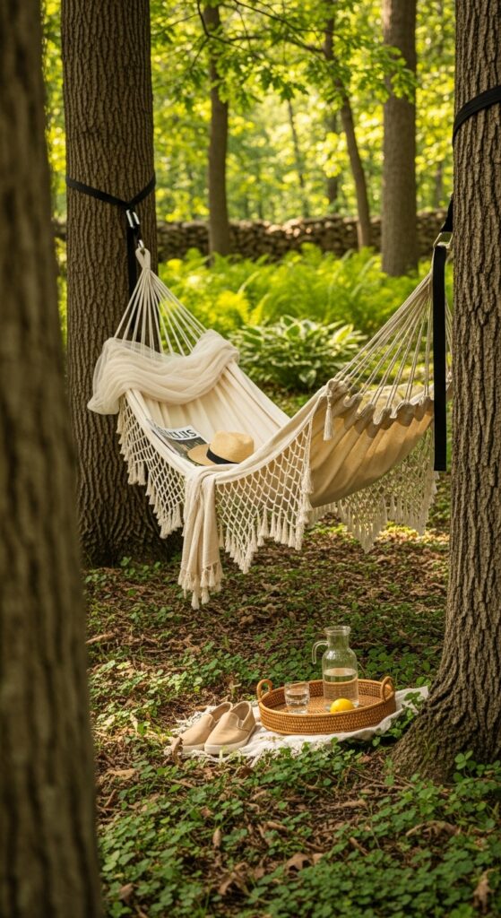 Hammock Grove Between Two Mature Trees