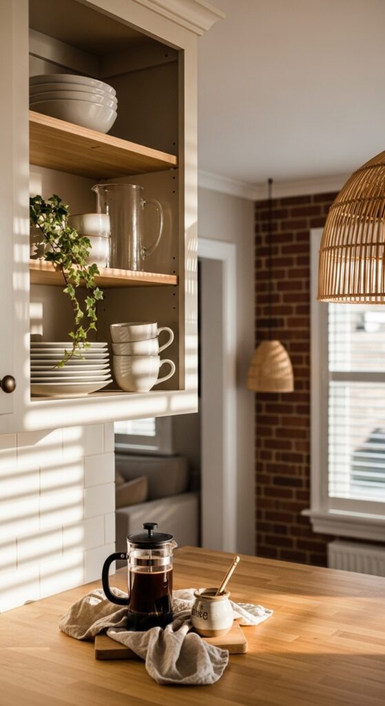 Open Shelving Conversion for Everyday Dishes