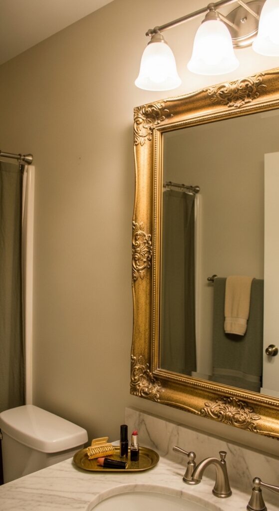 Thrifted Mirror Frame Makeover