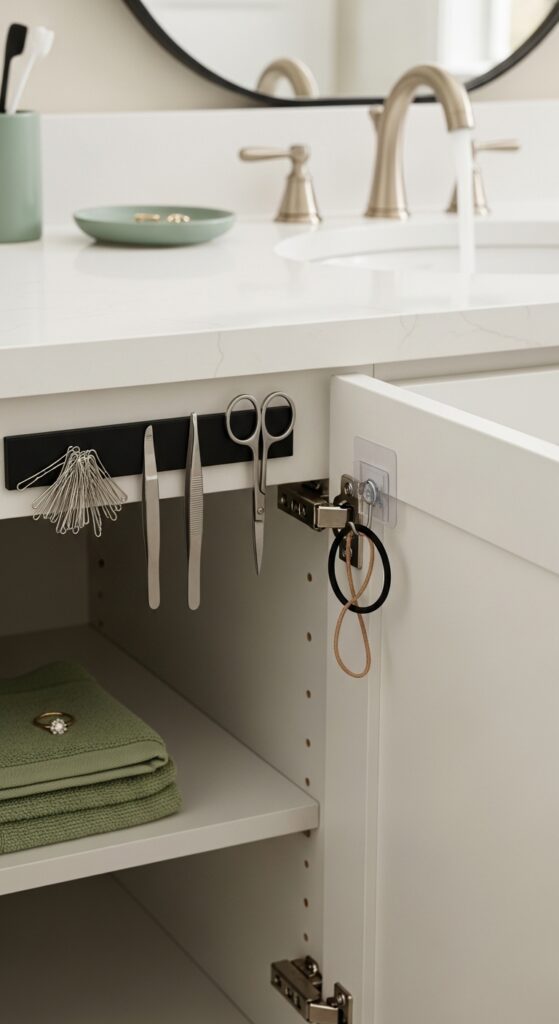 Magnetic Strip for Bobby Pins and Tweezers