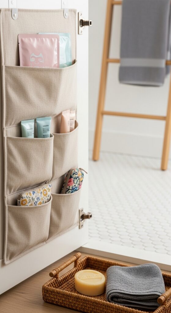 Narrow Galley-Style Bathroom Along One Wall