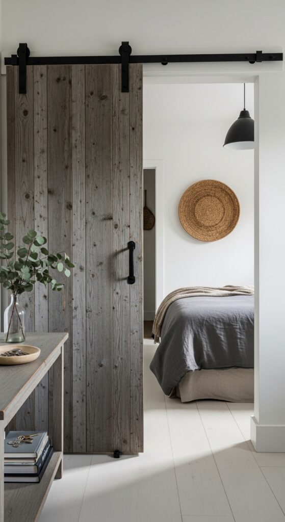 Sliding Barn Door Instead of a Traditional Swinging Door
