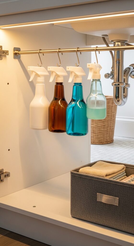 Tension Rod Under-Sink Organizer