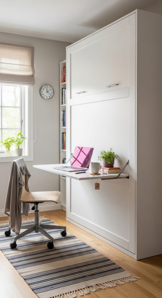 Murphy Bed That Folds Into a Wall Cabinet
