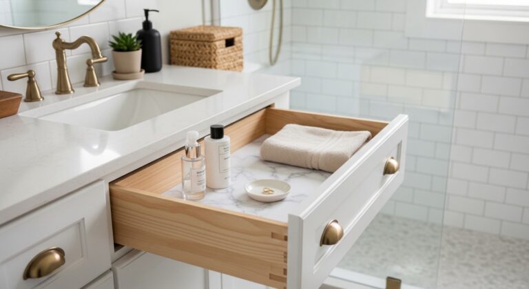 Bathroom Drawer Liner Ideas
