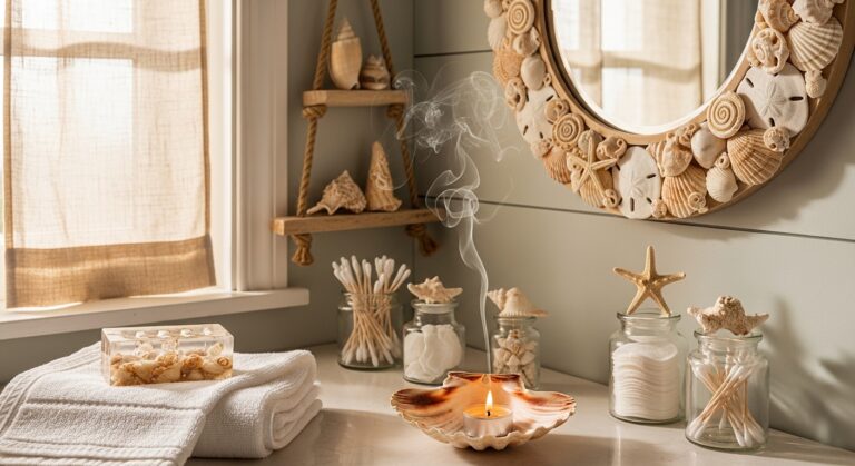 Bathroom Seashell Craft Ideas