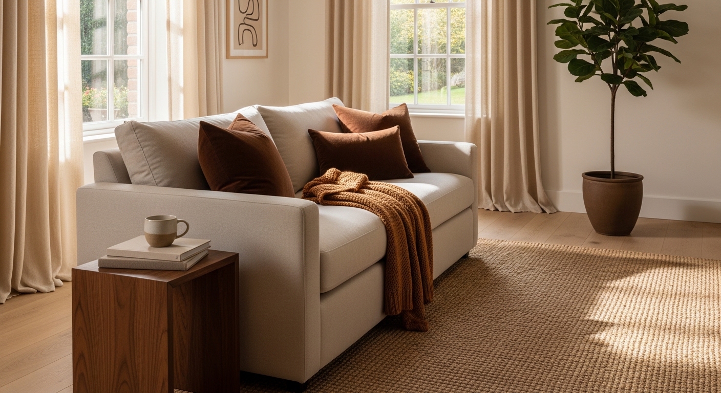 Brown and Cream Living Room Ideas