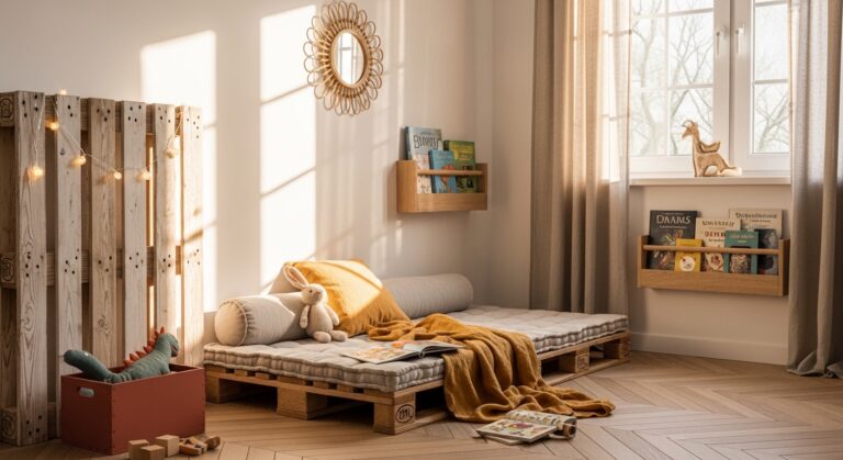Creative DIY Pallet Ideas for Kids Rooms