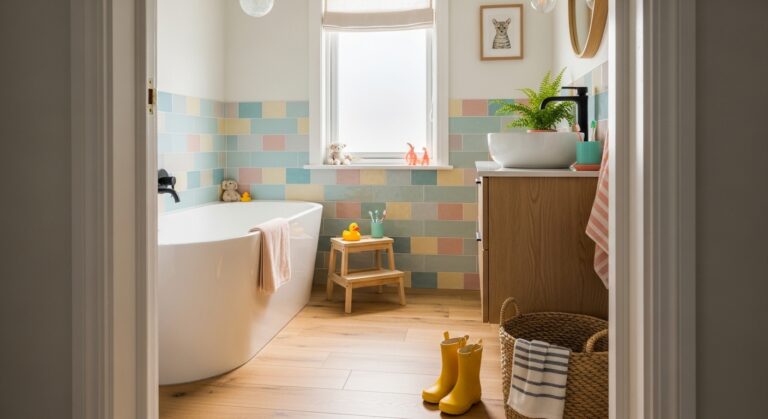 Creative Kids Bathroom Tile Ideas