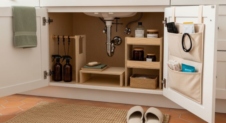 DIY Under Bathroom Sink Storage Ideas