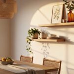 Floating Shelves Dining Room