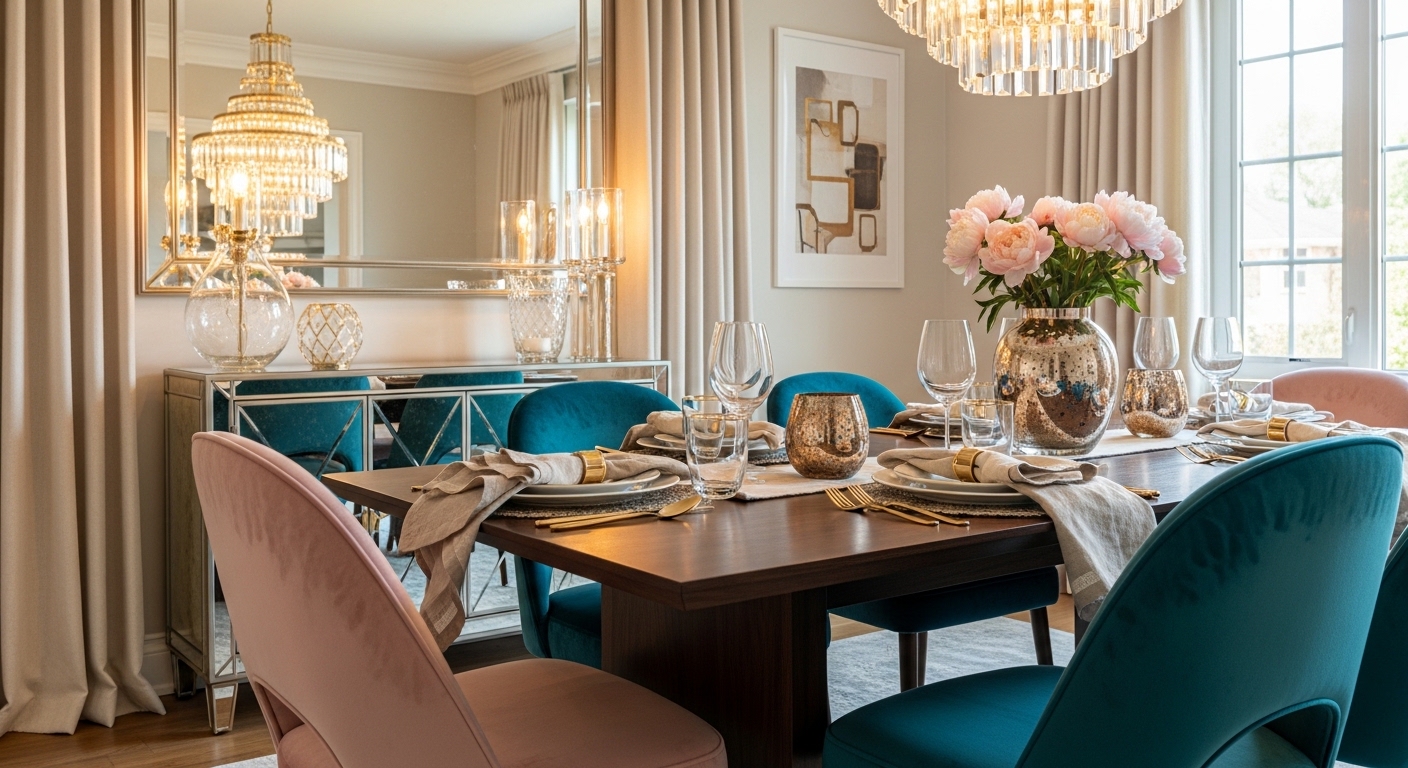 Glam Dining Room Ideas