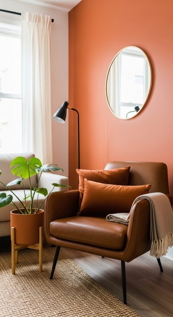 Orange and Brown Color Schemes with Modern Silhouettes