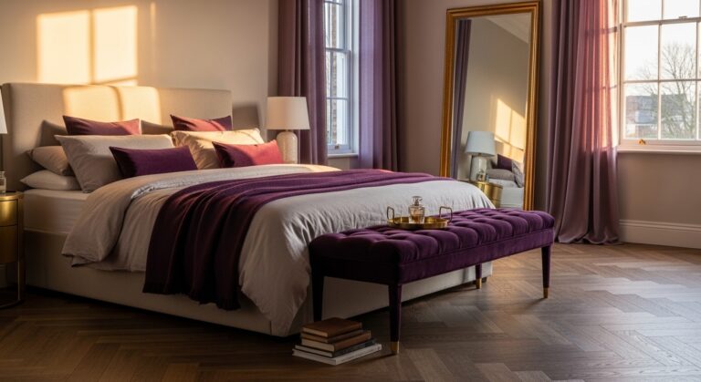 Purple and Gold Bedroom Ideas